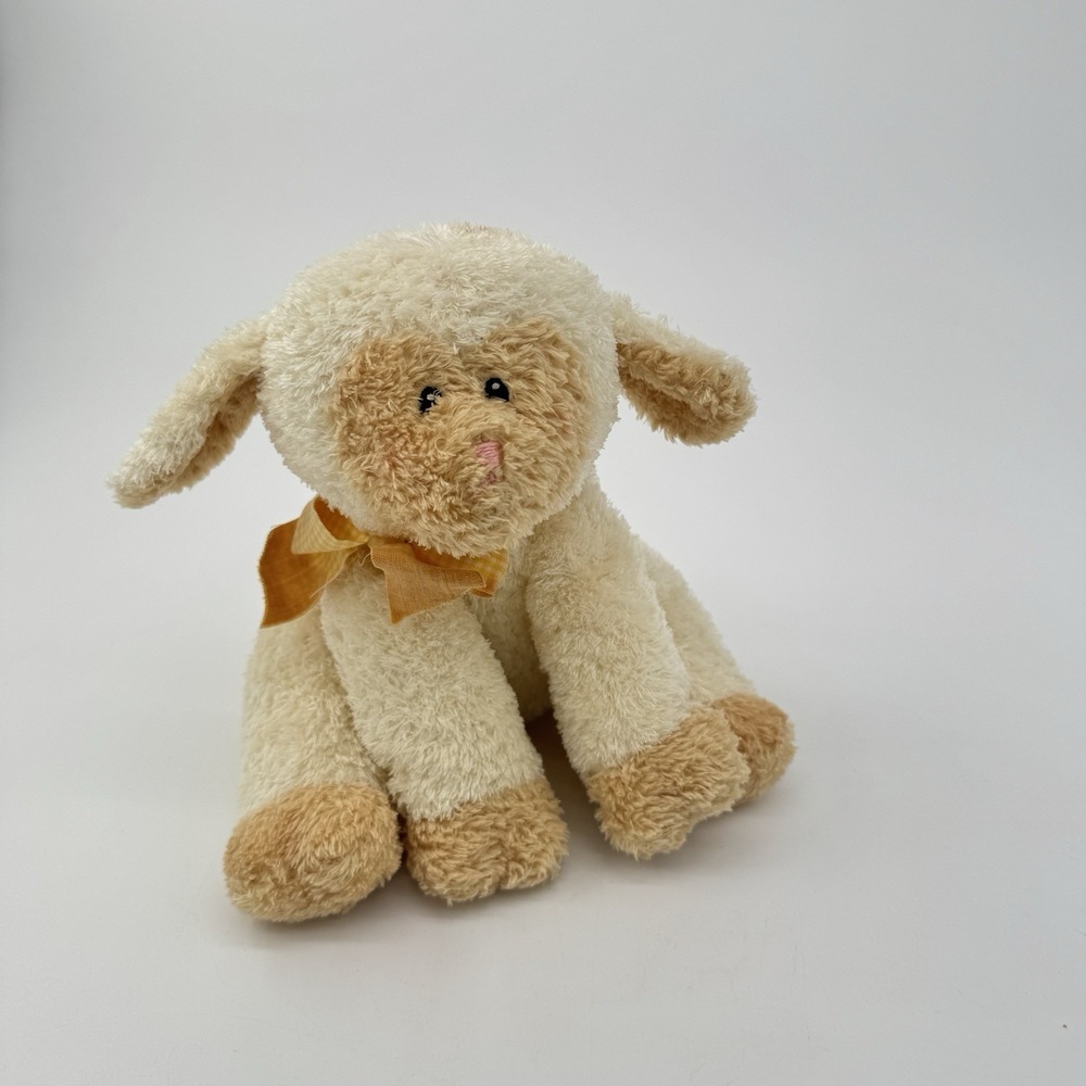 Gund Lamb Plush Wind Up Music Toy Heavens Blessing 8 Inch Baby Nursery Sheep VTG
